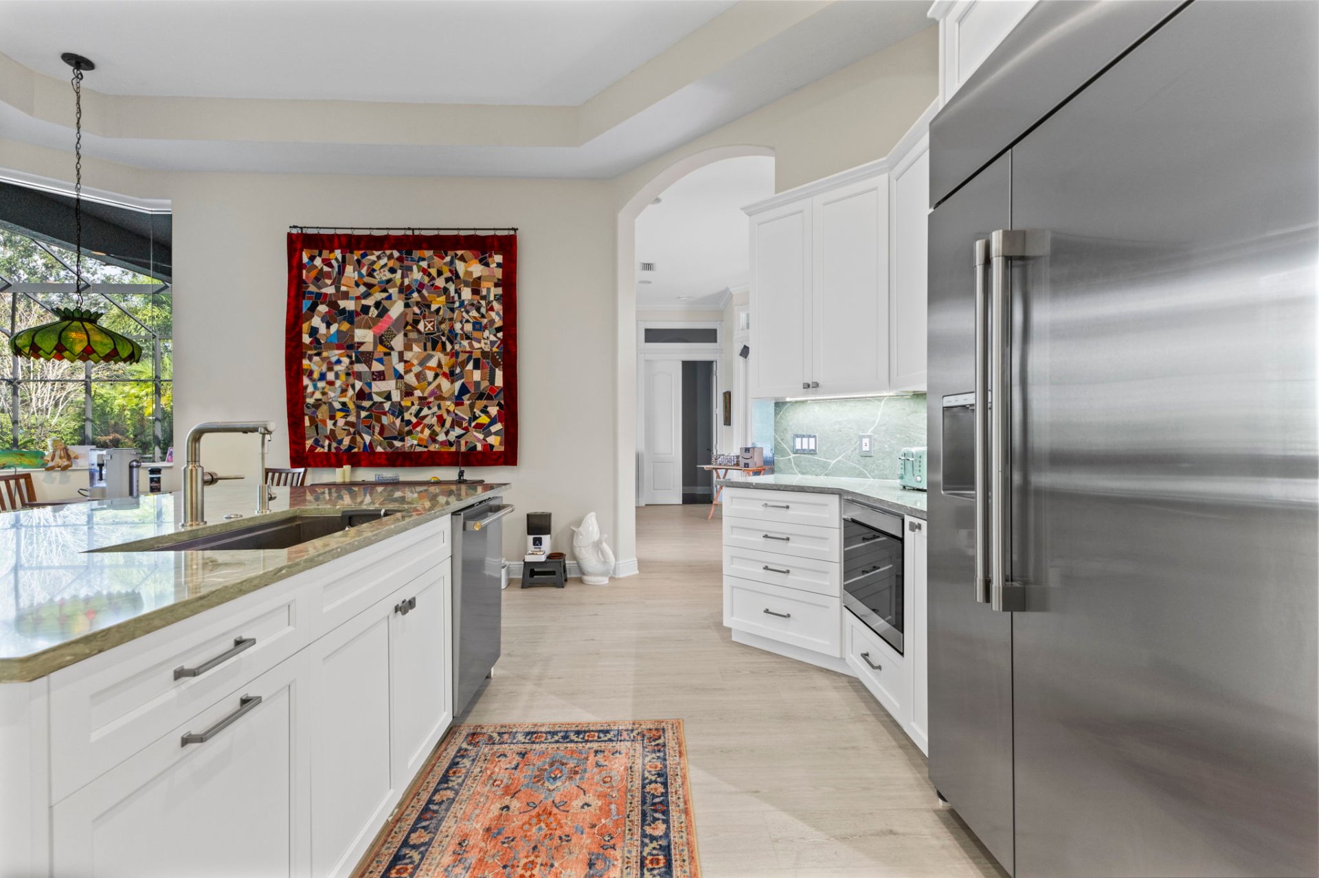 Lakewood Ranch custom cabinetry and prep area
